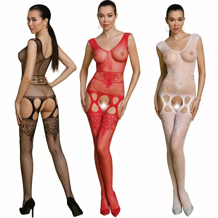 Бодистокинг PASSION BS014 — one-size белый Photo 5
