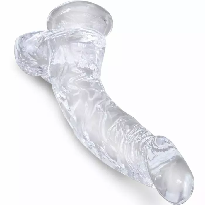 Фаллоимитатор King Cock Clear изогнутый 16,5 см Photo 2