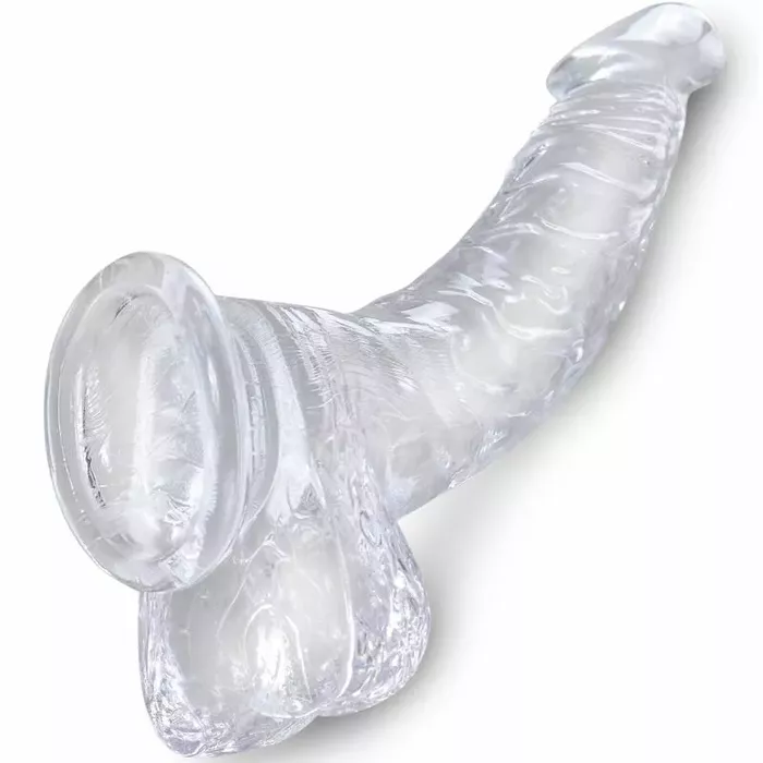 Фаллоимитатор King Cock Clear изогнутый 16,5 см Photo 3