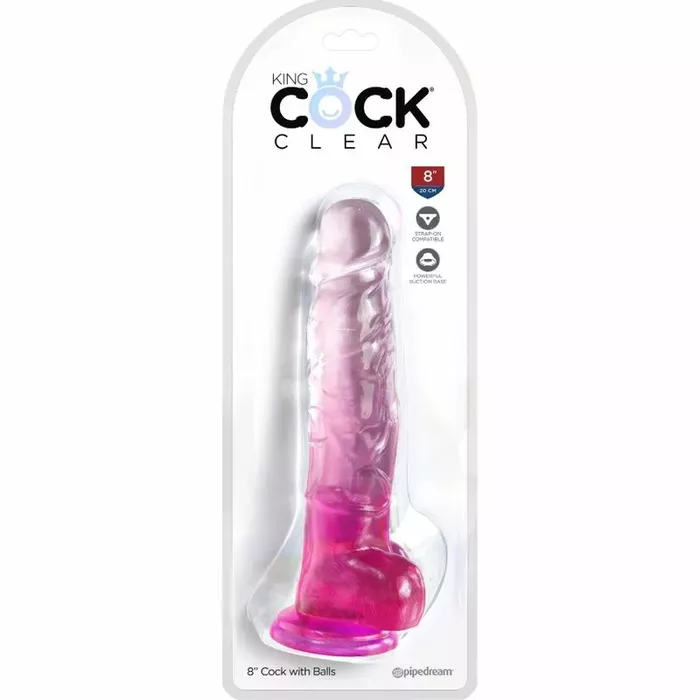 King Cock D-236530 прозрачный реалистичный фаллоимитатор 16,5 см Photo 2