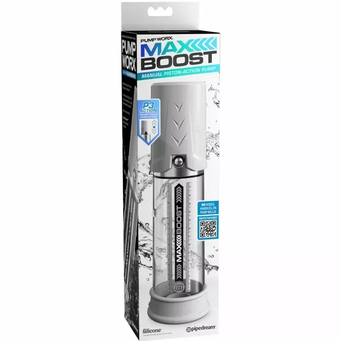 Помпа для пениса Pump Worx MAX BOOST WHITE Photo 6
