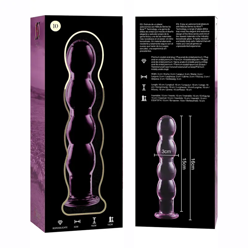 Glass dildo NEBULA SERIES BY IBIZA Model 11 Photo 12