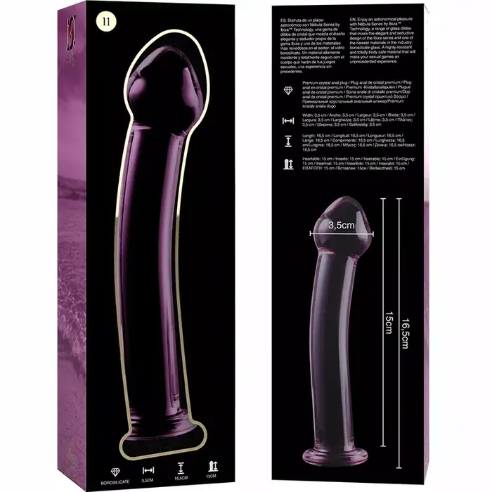 Glass dildo NEBULA SERIES BY IBIZA Model 11 Photo 5