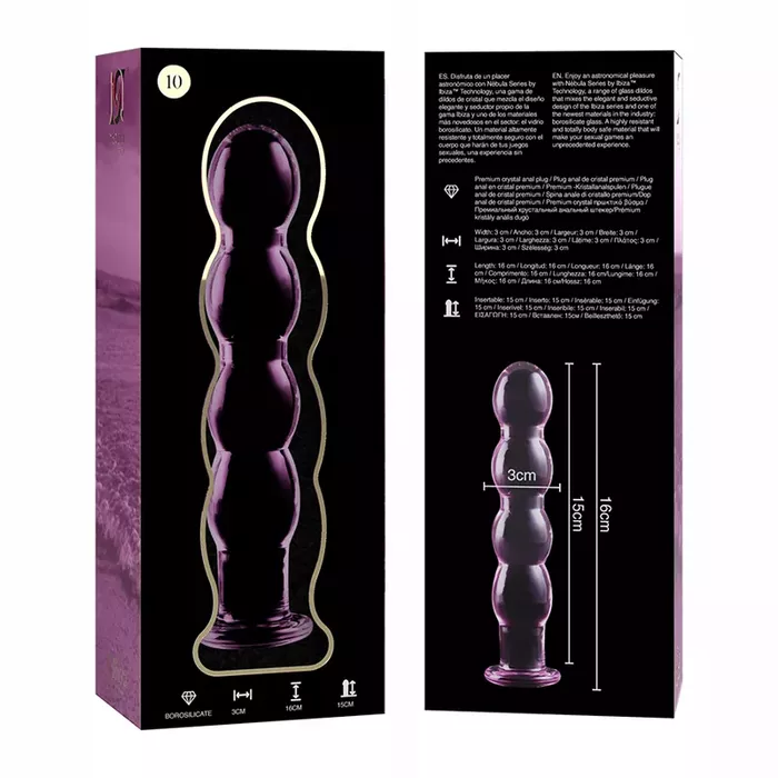 Glass dildo NEBULA SERIES BY IBIZA Model 10 Photo 5