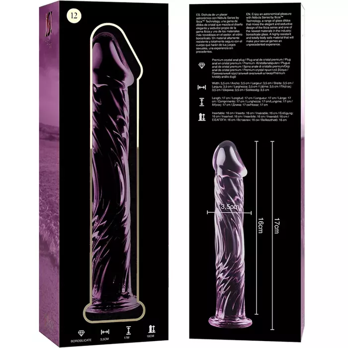 Glass dildo NEBULA SERIES BY IBIZA Model 12 Photo 5