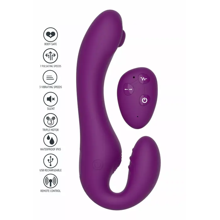 Strapless Strap-On Vibrator XOCOON 2-in-1 Photo 18