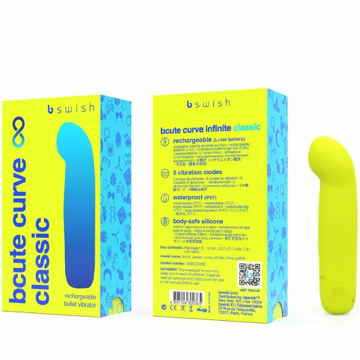 Вибратор b swish BCute Curve Infinite Classic Photo 3