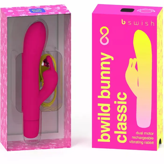 b swish BWILD Bunny Infinite uzlādējamais silikona vibrators Photo 2