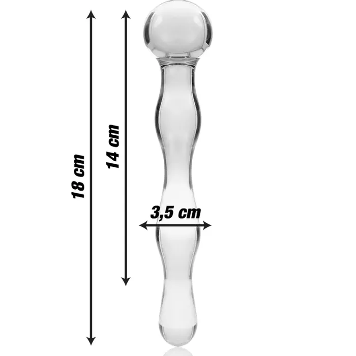 Glass dildo NEBULA SERIES BY IBIZA Model 13 Photo 3