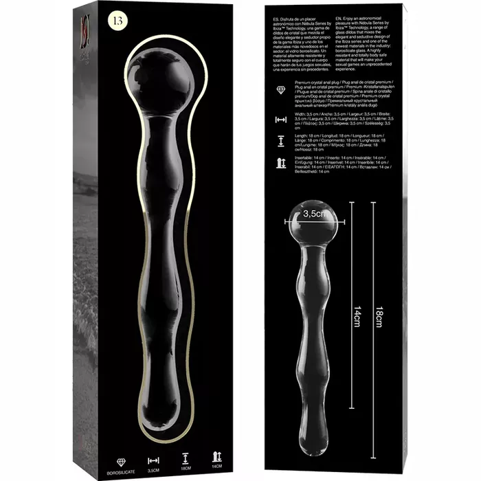 Glass dildo NEBULA SERIES BY IBIZA Model 13 Photo 4