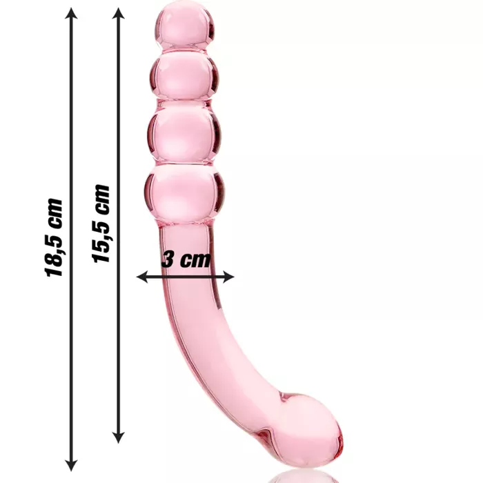 Glass dildo NEBULA SERIES BY IBIZA Model 14 Photo 3