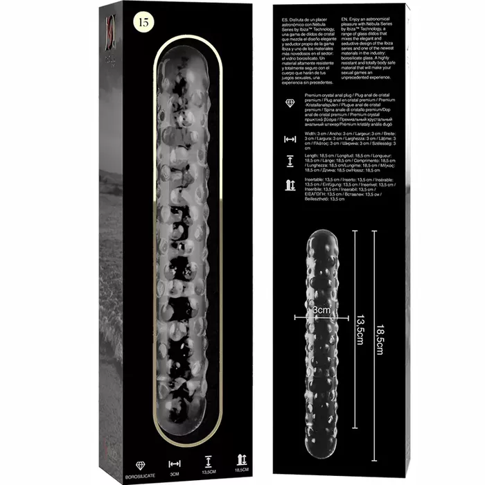 Glass dildo NEBULA SERIES BY IBIZA Model 15 Photo 4