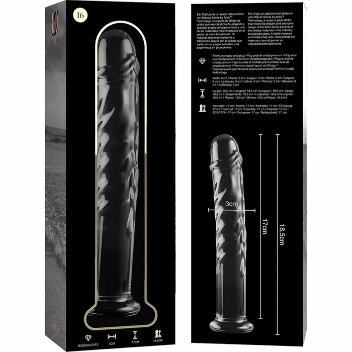 Glass dildo NEBULA SERIES BY IBIZA Model 16 Photo 4