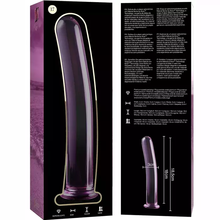 Glass dildo NEBULA SERIES BY IBIZA Model 17 Photo 4