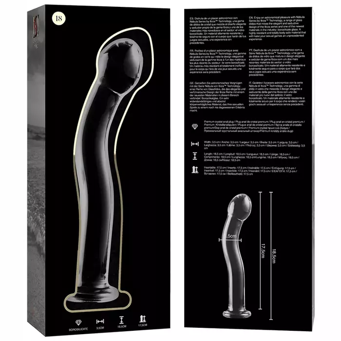 Glass dildo Nebula Series by Ibiza Model 18 Photo 4