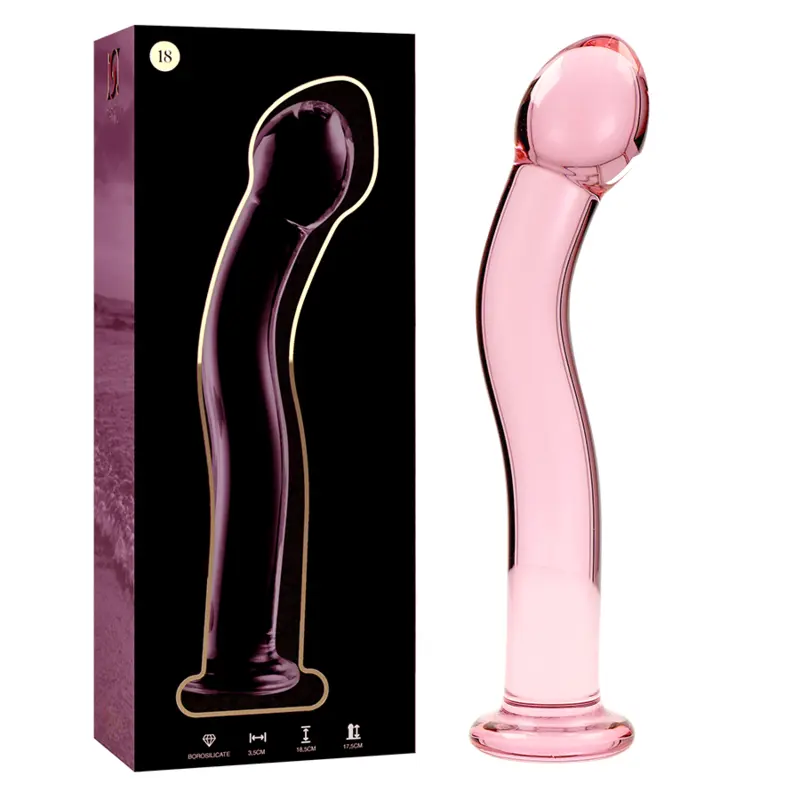 Dildo NEBULA SERIES BY IBIZA Model 18 — borosilicate glass Photo 7