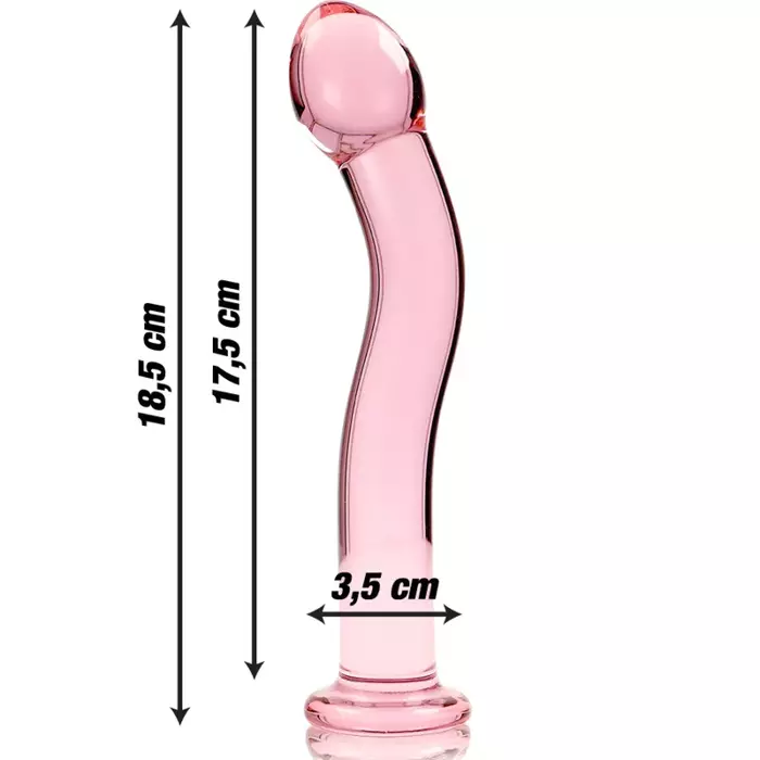 Dildo NEBULA SERIES BY IBIZA Model 18 — borosilicate glass Photo 3