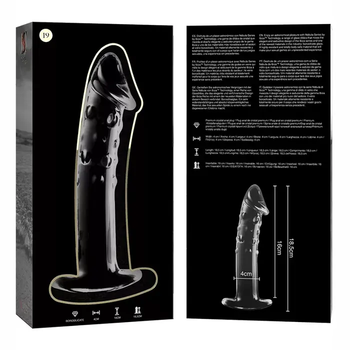 Glass dildo NEBULA SERIES BY IBIZA Model 19 Photo 5