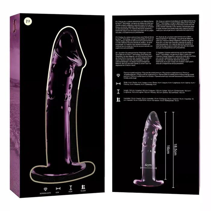 Glass dildo NEBULA SERIES BY IBIZA Model 19 Photo 5