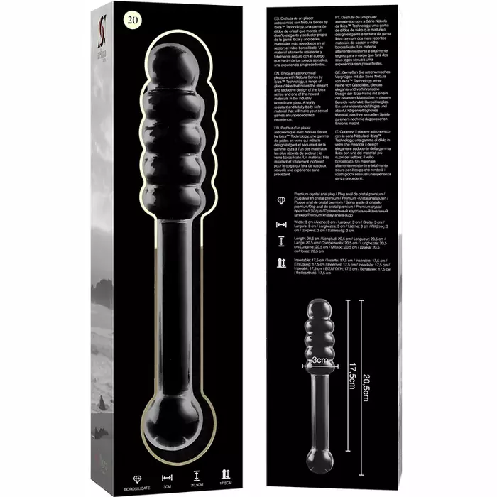 Glass dildo NEBULA SERIES BY IBIZA Model 20 Photo 5