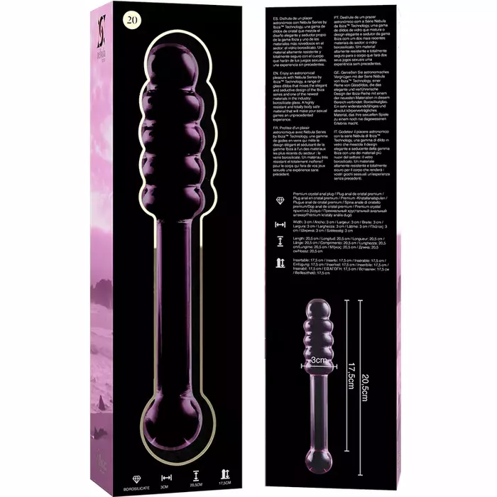 Glass dildo NEBULA SERIES BY IBIZA Model 20 Photo 5