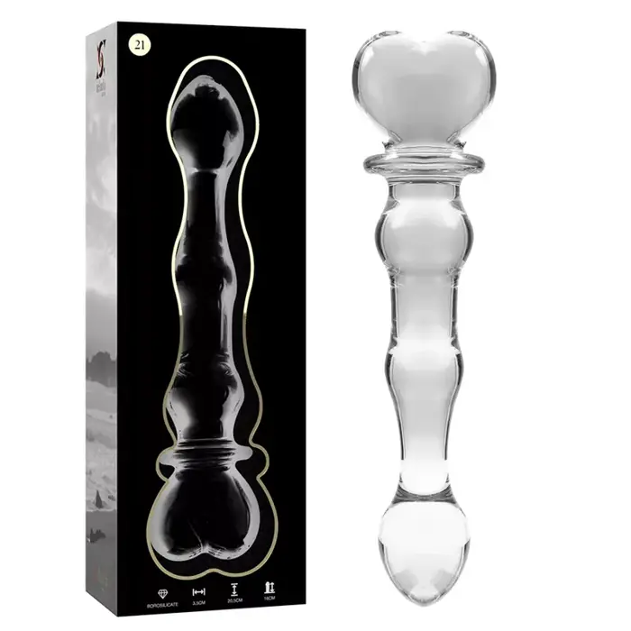Dildo NEBULA SERIES BY IBIZA Model 21 — borosilicate glass Photo 2