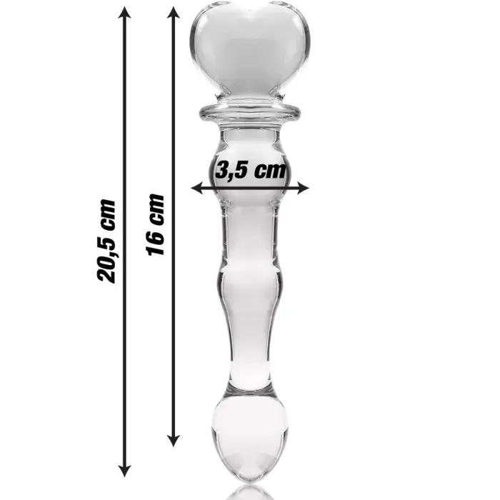 Dildo NEBULA SERIES BY IBIZA Model 21 — borosilicate glass Photo 4