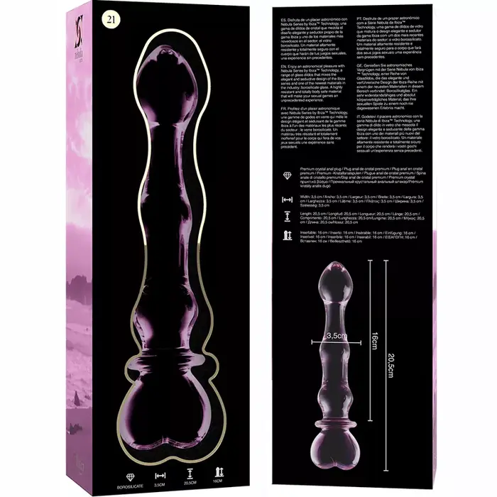 Glass dildo NEBULA SERIES BY IBIZA Model 21 Photo 5