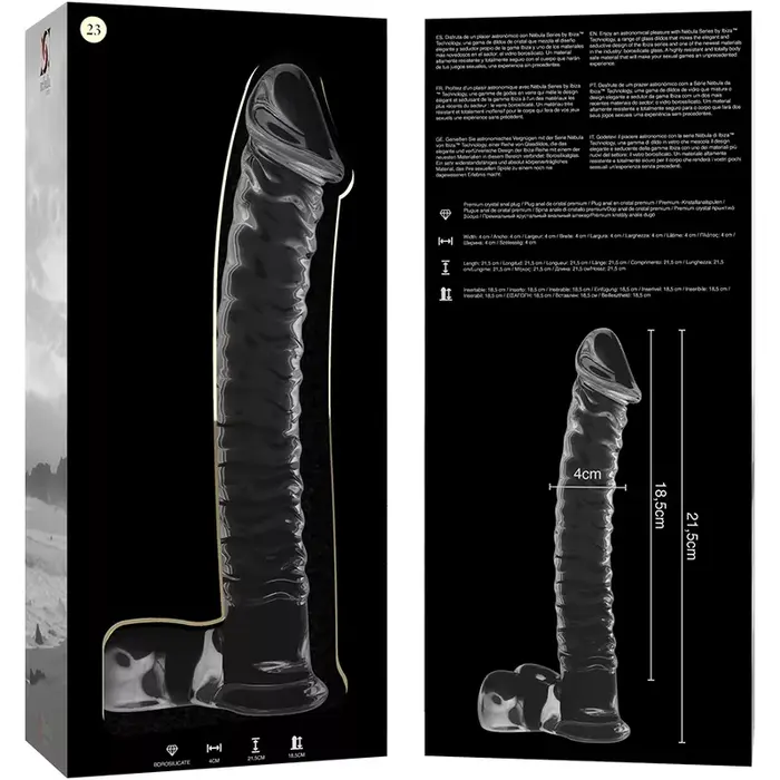 Glass dildo NEBULA SERIES BY IBIZA Model 23 Photo 5