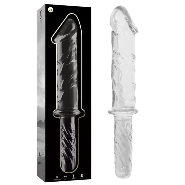 Dildo NEBULA SERIES by IBIZA Model 24 — glass 28.5x5 cm Photo 2