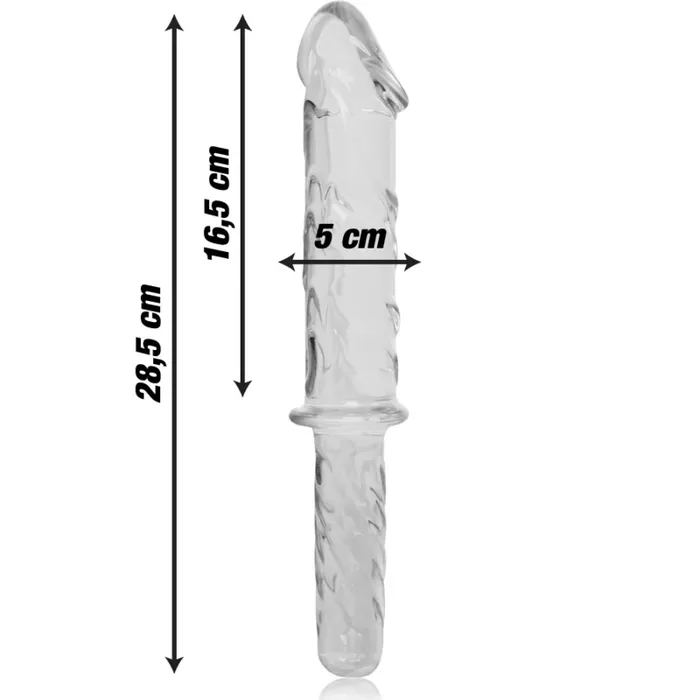 Dildo NEBULA SERIES by IBIZA Model 24 — glass 28.5x5 cm Photo 4