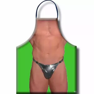 DIABLO PICANTE Sexy Men's Apron D-236768 - Stylish, Fun Kitchen Accessory