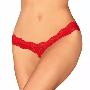 OBSESSIVE - AMOR CHERRIS THONG CROTCHLESS  L/XL