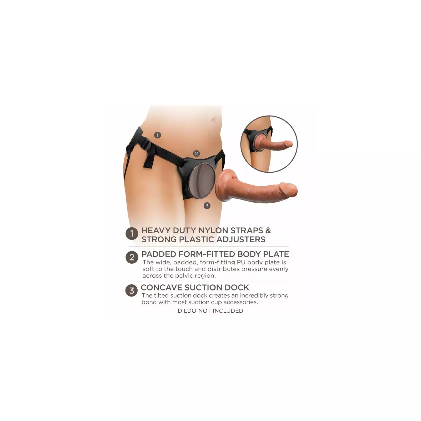 KING COCK Elite Comfy Adjustable Harness D-236637 Photo 7