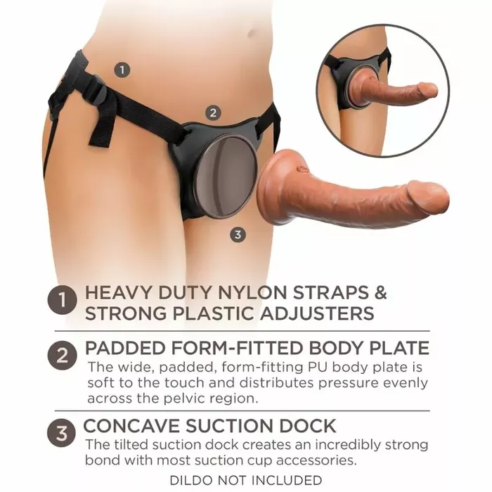 Strap-on josta King Cock Elite Comfy Adjustable Harness Photo 7