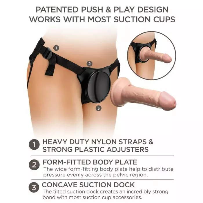 Strap-on harness King Cock Elite with 15.2 cm dildo Photo 9
