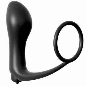 ANAL FANTASY ELITE COLLECTION - ASS-GASM COCKRING VIBRATOR PLUG