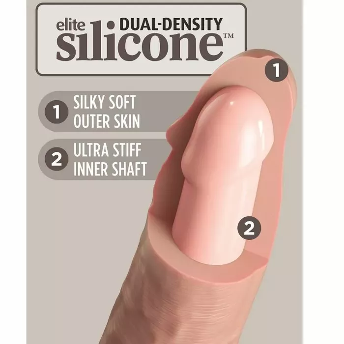 Dildo king cock Elite Realistic Silicone 15.2 cm Photo 4
