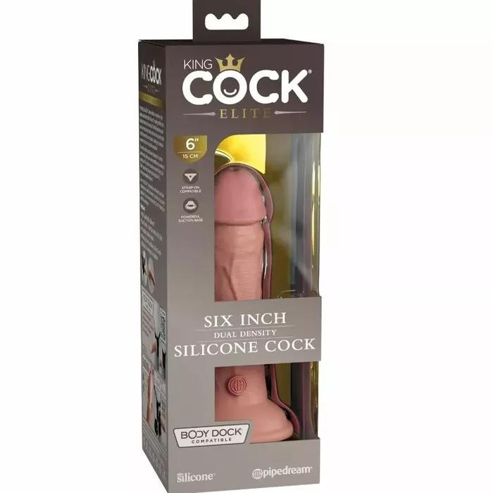 Dildo king cock Elite Realistic Silicone 15.2 cm Photo 5