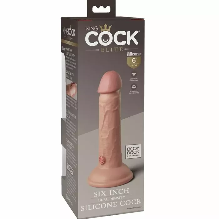 Dildo king cock Elite Realistic Silicone 15.2 cm Photo 6