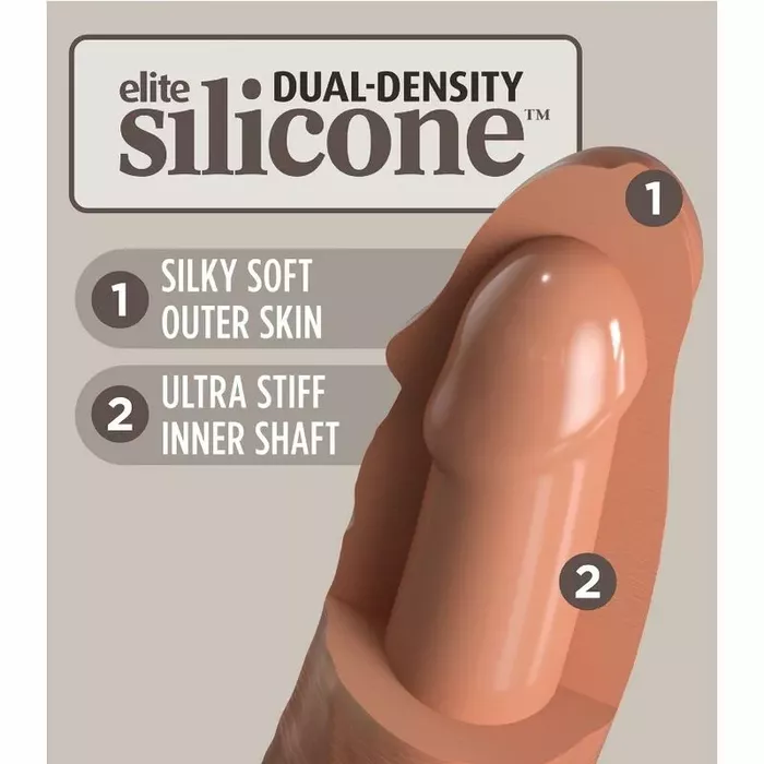 Dildo King Cock Elite 17,8 cm Photo 4