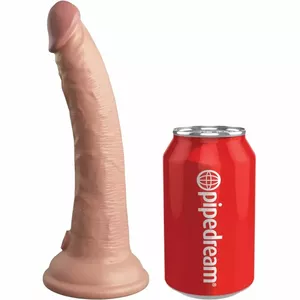 KING COCK ELITE - REALISTIC SILICONE DILDO 17.8 CM