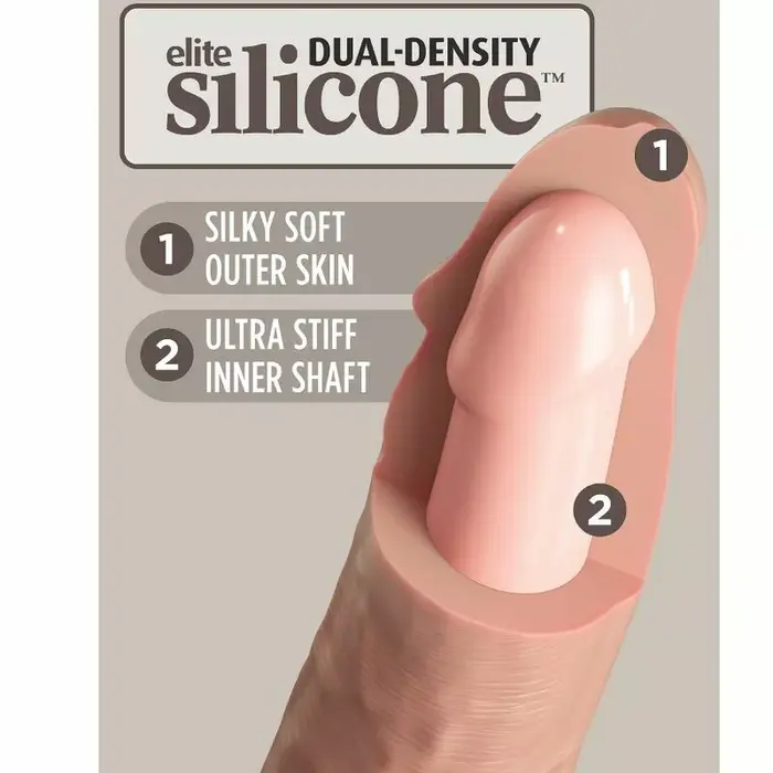Dildo King Cock Elite Realistic Silicone 25.4 cm Photo 4
