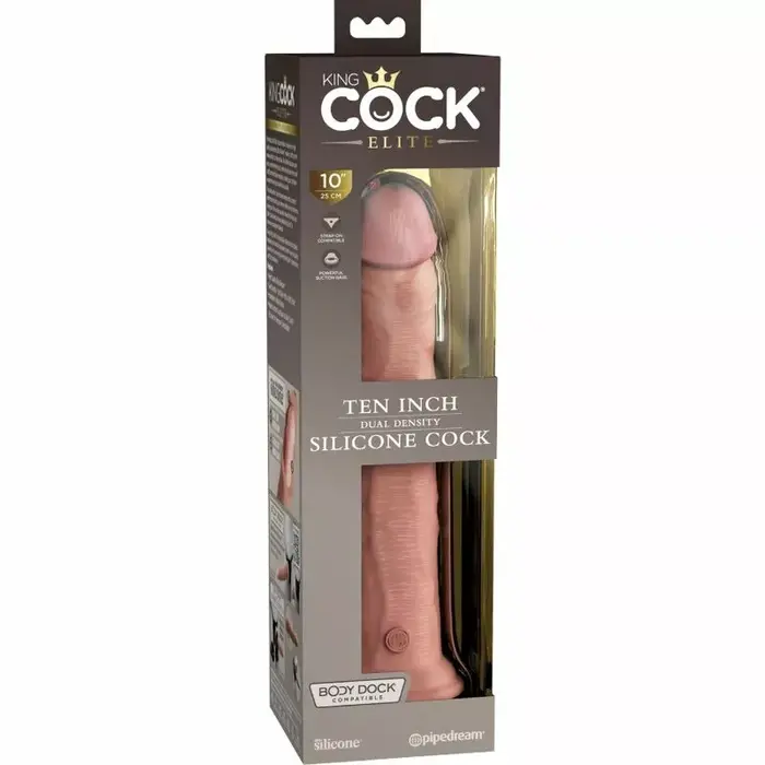 Dildo King Cock Elite Realistic Silicone 25.4 cm Photo 5