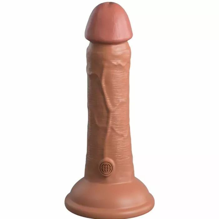 Dildo King Cock Elite Realistic Vibrating 15.2 cm Photo 2