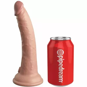 Dildo KING COCK Silikons Melns
