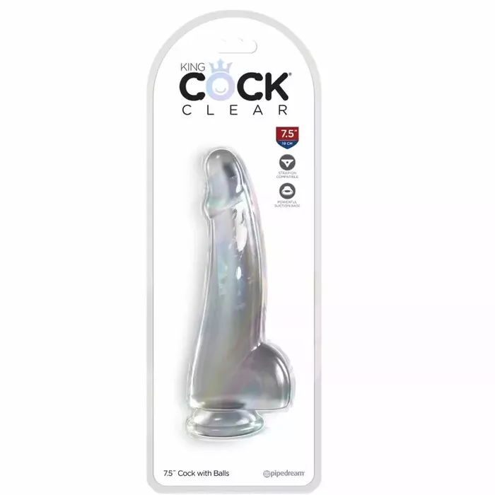 Фаллоимитатор King Cock D-236645 — прозрачный 15,2 см Photo 2