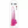 KingCockClear 10" Rozā D-236646 - King Cock Photo 2