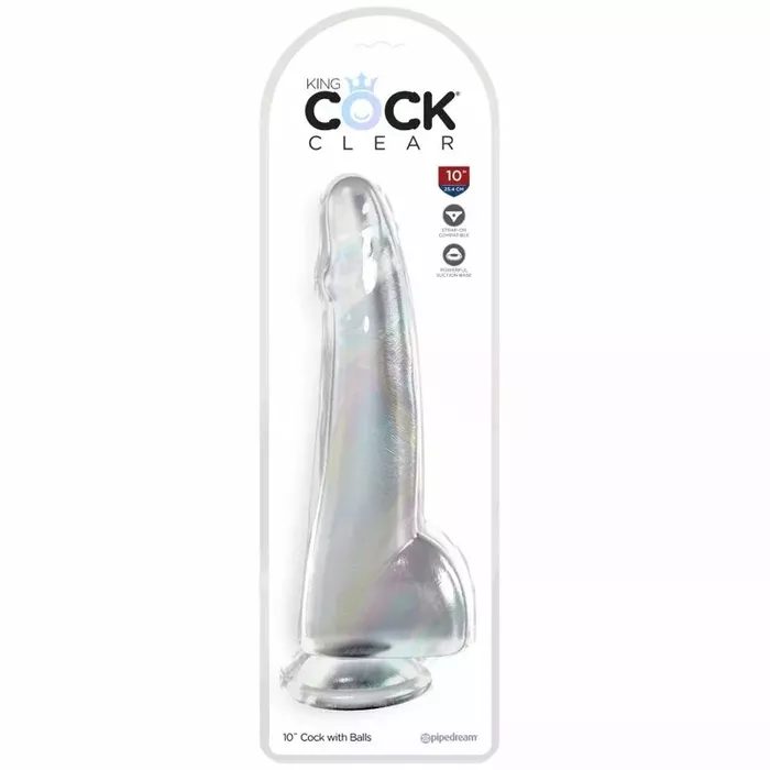 Фаллоимитатор King Cock Clear 19 см Photo 2