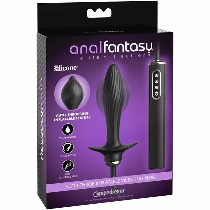 Анальная пробка Anal Fantasy Series надувная с автоматическим вибро Photo 7